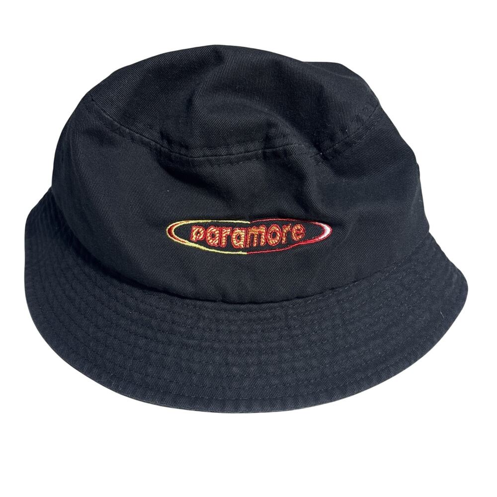 Official Paramore 2023 This Is Why Tour Bucket Hat Black Embroidered 100% cotton
